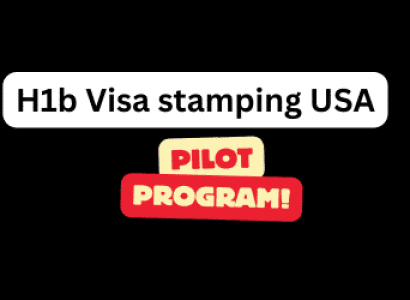 H1b stamping in USA pilot program
